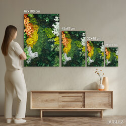 Moss Printed Wall Art - Paradise