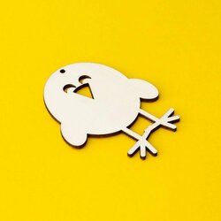 Easter Chick for Painting - Wooden Cut-out