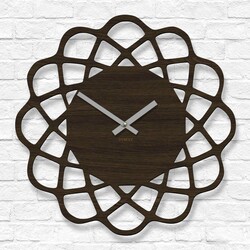 Kuchynské hodiny z dreva - Spin | Wenge