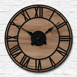 Large Wall Clock - Imperial | Tobacco Oak