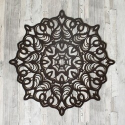 Geometric Mandala on the Wall | Wenge