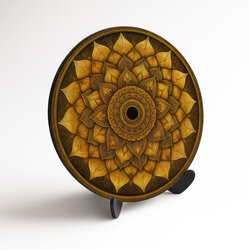 Nástenná mandala - Golden Lotus