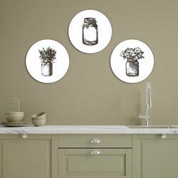 3 dielny kruhový obraz - Zaváraniny 