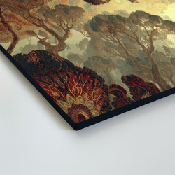 Drevený obraz na stenu - Duch pralesa