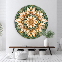 Květinová mandala - Srdce džungle