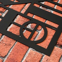 Abstraktní obraz - Geometric 2 | Černá