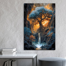 Wooden image of the tree of life - Memories of ancestors