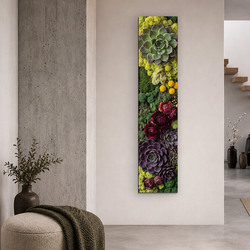 Panel with succulents and moss - Jardin