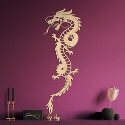 Wooden Wall Art - Chinese Dragon | Maple