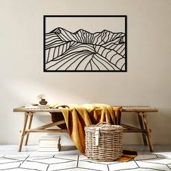 Drevený obraz Západných Tatier - Roháče | Čierna