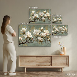 Veľký obraz na stenu - Kvety magnólie