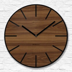 Wall Clock with Silent Movement - Cynthia | Walnut