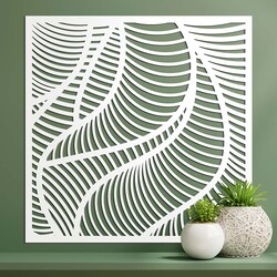 Cut-out Abstract Picture - Desert Dunes