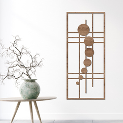 Cut-out Wall Art - Abstract | Tobacco Oak