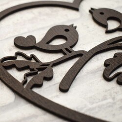 Lovebirds on the Oak | Wenge
