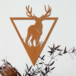 Modern Wall Art - Deer | Cherry