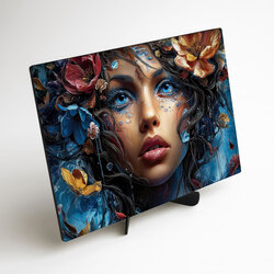 Umelecký obraz ženy - Kvetinová duša