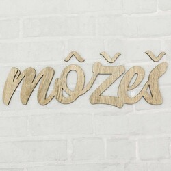 Drevený citát na stenu - rodina  | Dub Sonoma