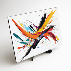 Abstraktné umenie - Obraz na dreve