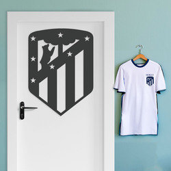 Football Club Logo - Atlético Madrid | Anthracite Gray