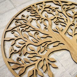 Wooden Picture Tree of Life - Dafor | Gold Craft Oak