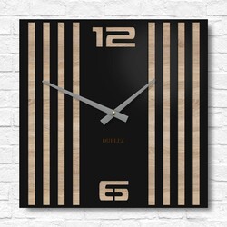 3D hodiny na stenu - Urban Lines | Dub Sonoma