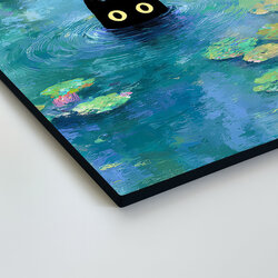 Moderní impresionistický obraz - Kočka