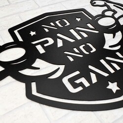 Motivational Picture - No Pain No Gain | Black