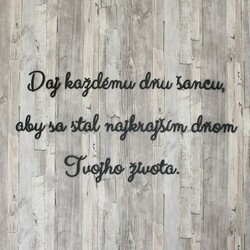 Motivačný citát na stenu  | Čierna