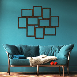 Wooden Photo Frame for Wall | Wenge