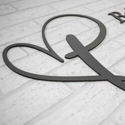 Drevený citát na stenu - Boh žehnaj  | Antracitovo-šedá