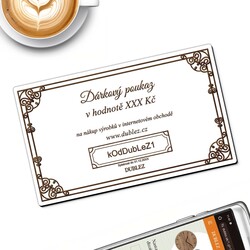 Dárkový poukaz DUBLEZ 