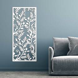 Nástenný panel z dreva - Liany | Biela