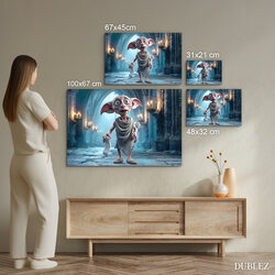 Dřevěný obraz z Harryho Pottera - Dobby