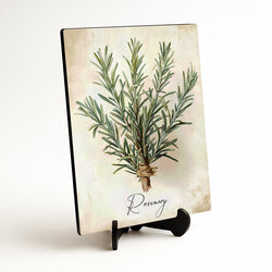 Drevený obraz do kuchyne - Rozmarín
