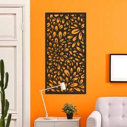 Kitchen Panel on the Wall - Oasis of Flowers | Wenge