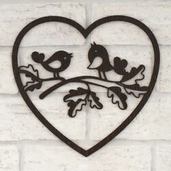 Lovebirds on the Oak | Wenge