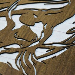 Drevený obraz do spálne - Akty | Orech