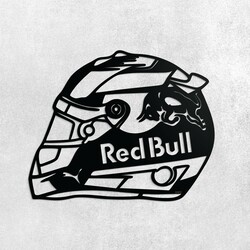 Fa falikép - Motoros sisak | Fekete