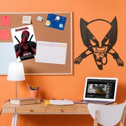 Wooden 3D Wall Art of Wolverine | Wenge