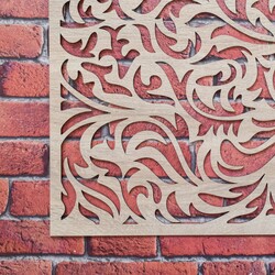 Wooden Wall Decor - Leaves in the Wind | Oak Sonoma