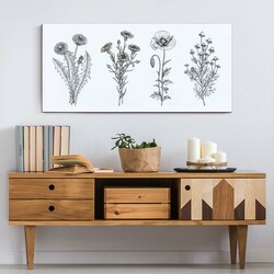 Large Picture for Living Room - Meadow Flowers
