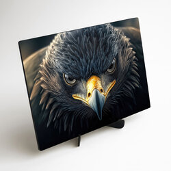 Barevný obraz na dřevě - Orel