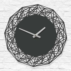 Luxusné hodiny do obývačky - Silvera | Antracitovo-šedá