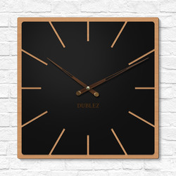 Dizajnové hodiny z dreva - Noir | Buk