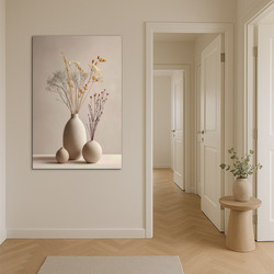 Minimalist flower painting