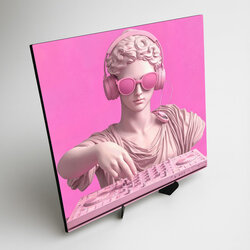 Modern pop-art painting - DJ Sculpture