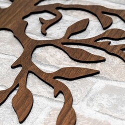 Wall Art Tree of Life - Yesod | Walnut