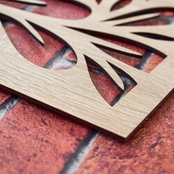 Kitchen Panel on the Wall - Oasis of Flowers | Oak Sonoma