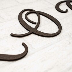 Nápis na stenu - Rodina | Wenge